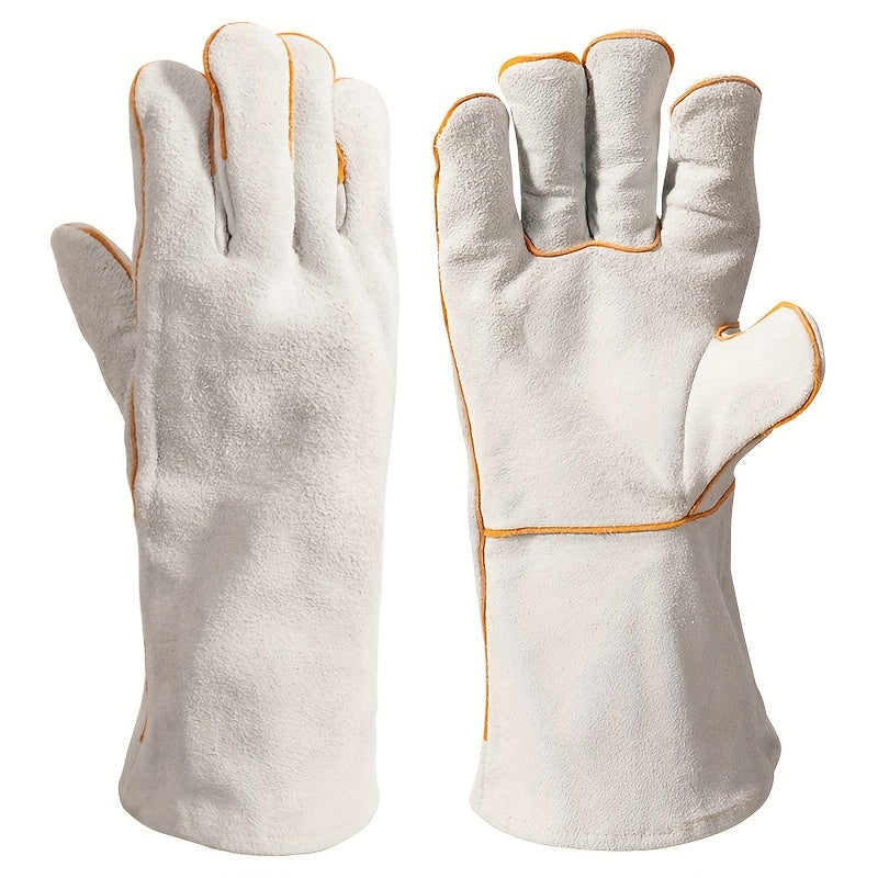 Double-layer Cowhide Fireproof Gloves